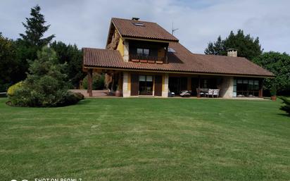 Garden of House or chalet for sale in Gijón   with Parquet flooring, Terrace and Storage room