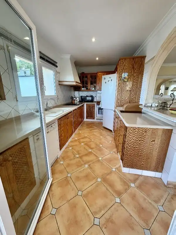 Cocina de Casa o chalet de alquiler en Jávea / Xàbia con Aire acondicionado, Calefacción y Jardín privado