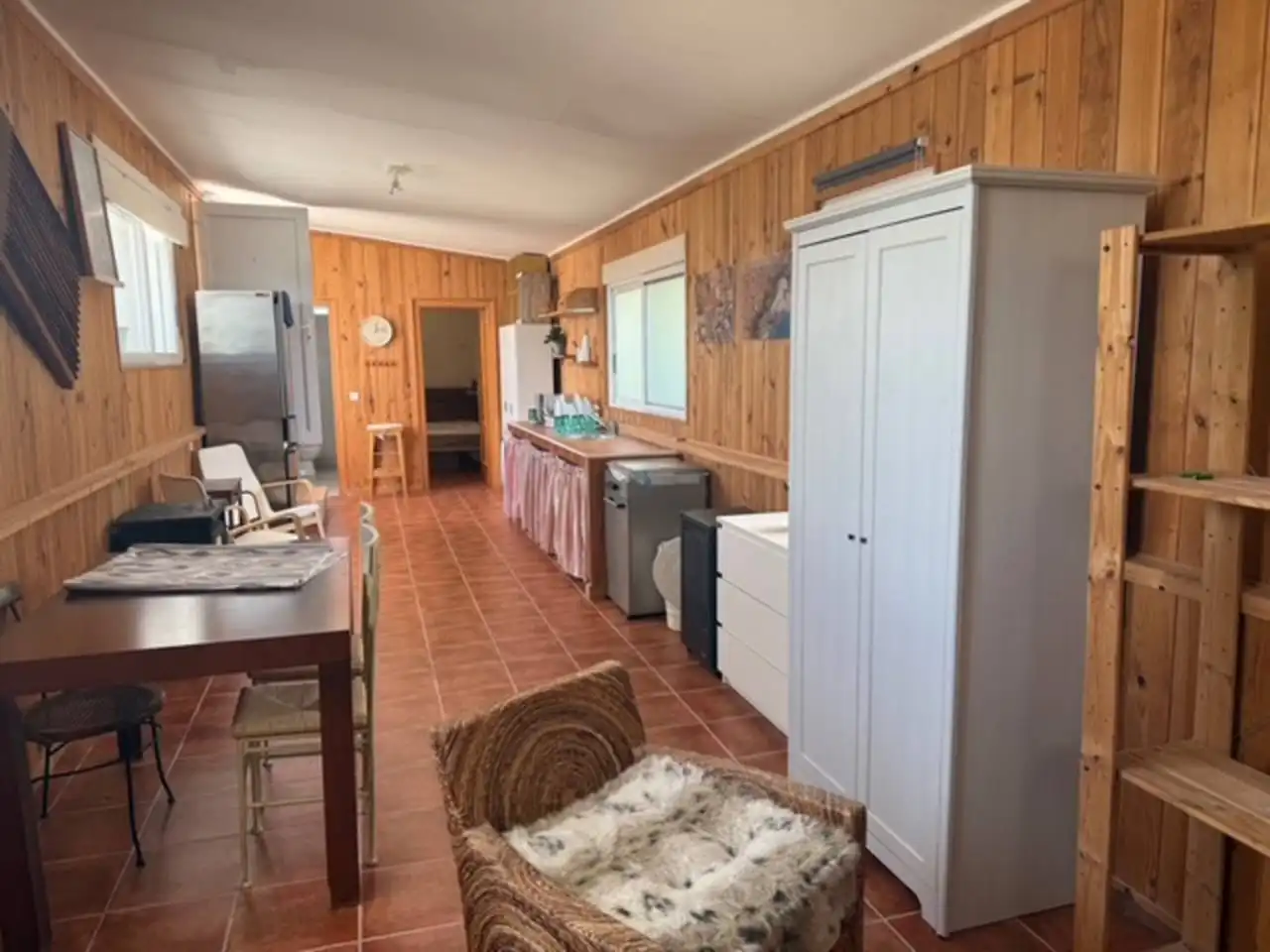 Cocina de Casa adosada de alquiler en Elche / Elx con Jardín privado y Amueblado