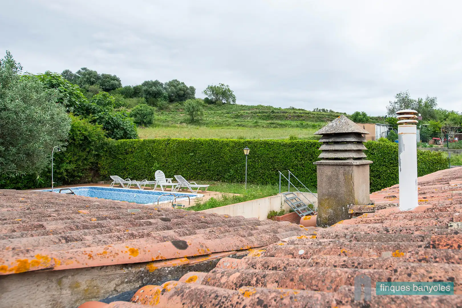 Piscina de Casa o chalet en venta en Banyoles con Aire acondicionado, Calefacción y Jardín privado
