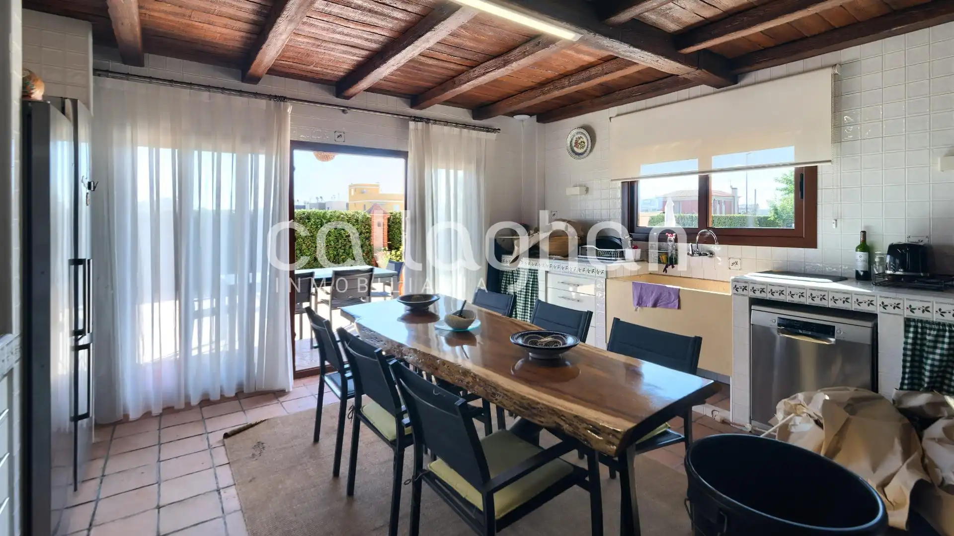 Menjador de Casa o xalet en venda en Burriana / Borriana amb Aire condicionat, Calefacció i Jardí privat