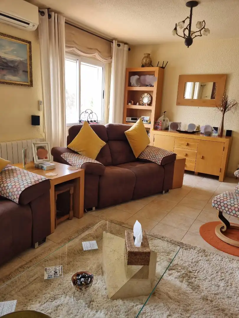 Sala d'estar de Casa o xalet en venda en Mojácar amb Aire condicionat, Calefacció i Jardí privat