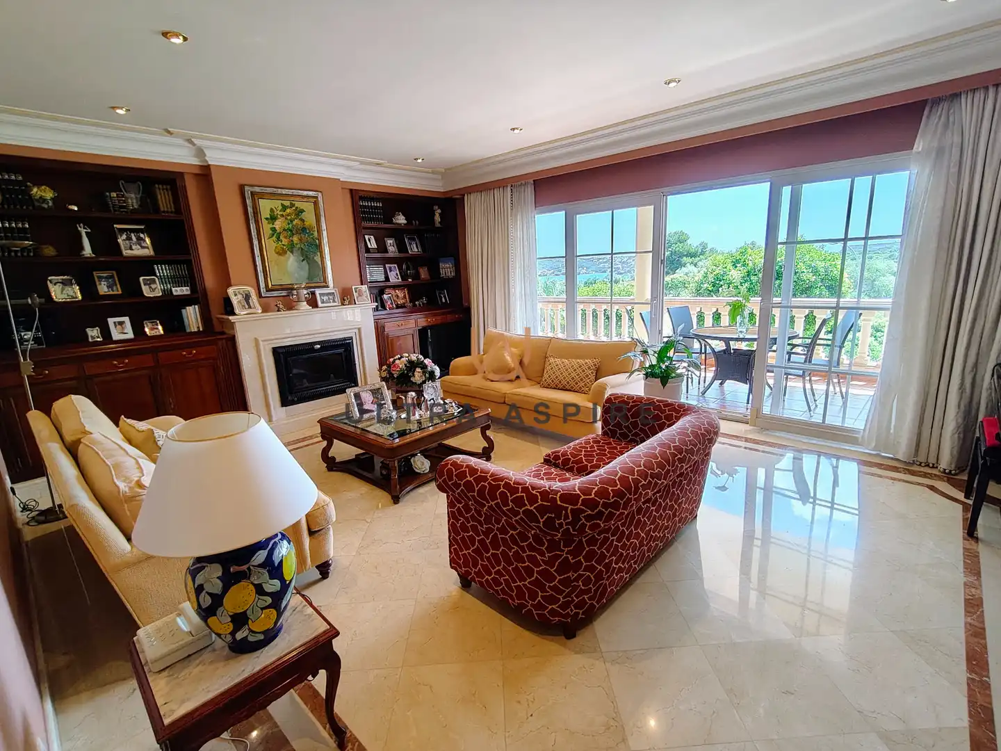 Sala d'estar de Casa o xalet en venda en Maó - Mahón amb Aire condicionat, Calefacció i Jardí privat