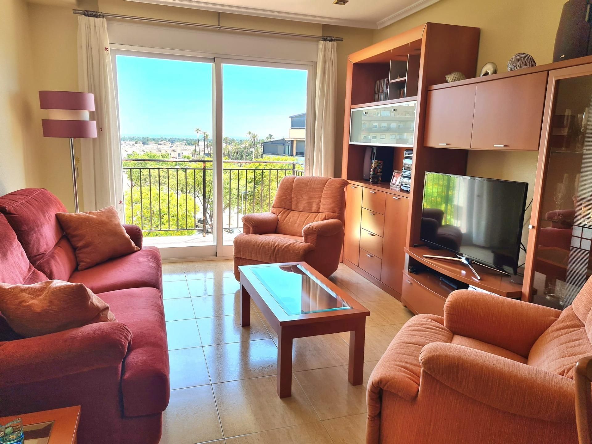Living room of Flat for sale in Elche / Elx  with Air Conditioner, Terrace and Storage room