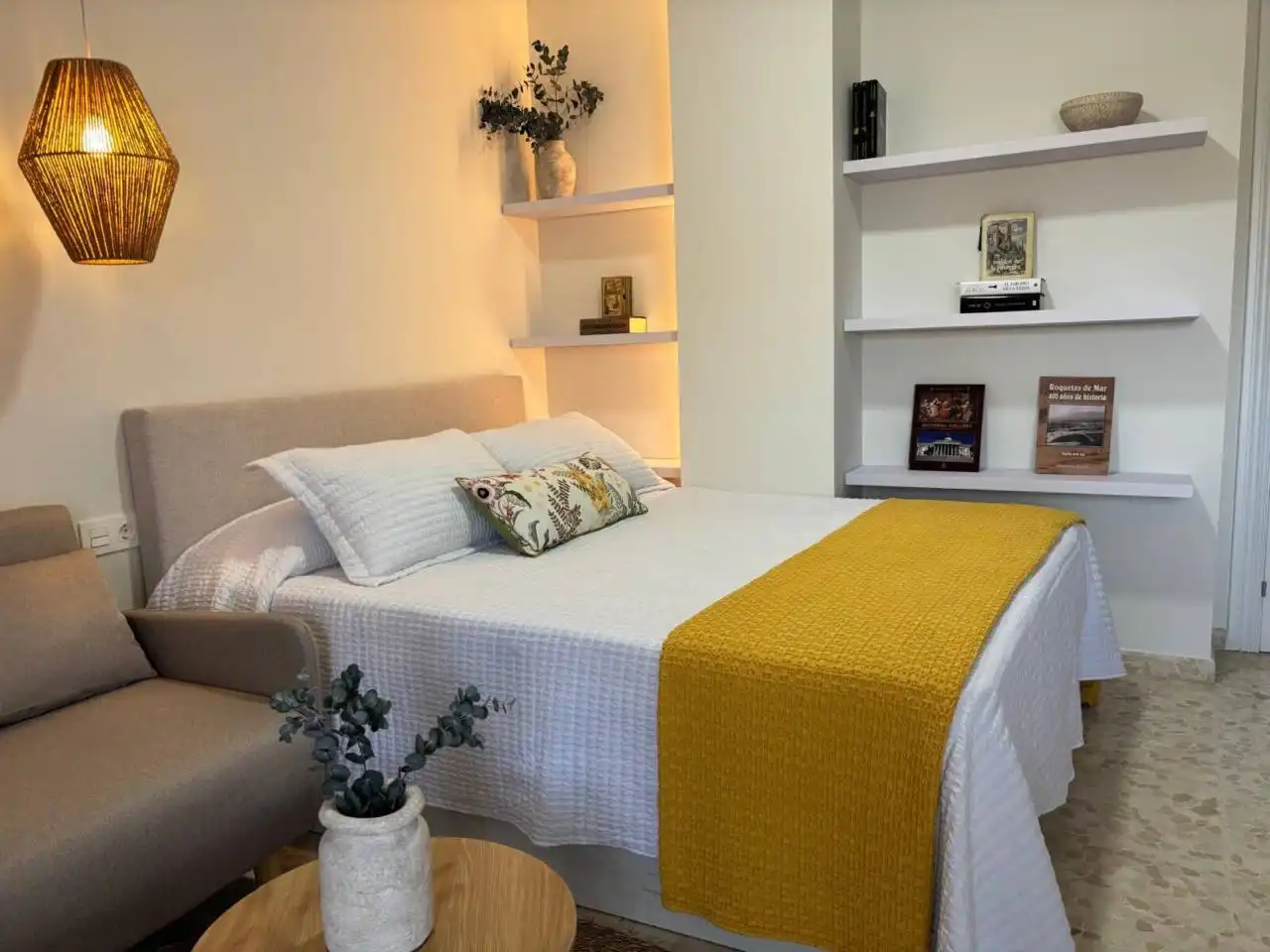 Bedroom of Study for rent in Roquetas de Mar  with Air Conditioner, Furnished and Balcony