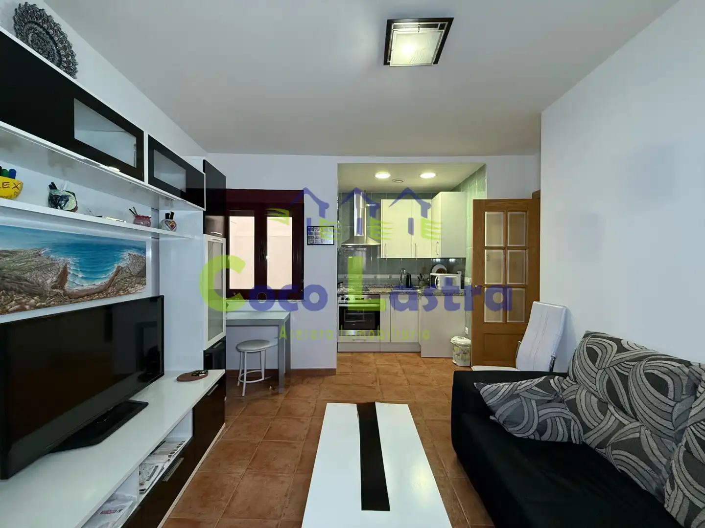 Wohnzimmer von Einfamilien-Reihenhaus zum Verkauf in Alba de Tormes mit Heizung, Ofen und Waschmaschine