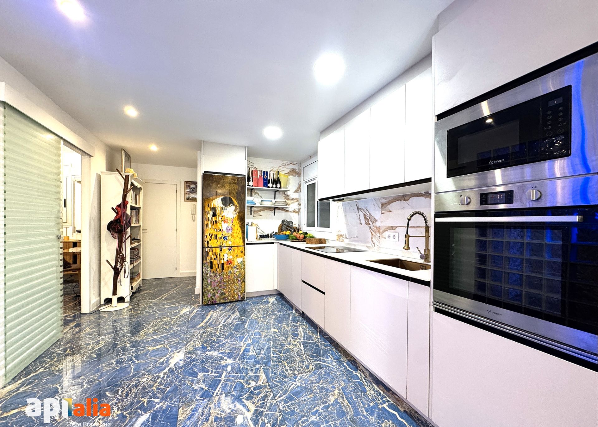 Kitchen of Apartment for sale in Lloret de Mar  with Air Conditioner, Furnished and Balcony