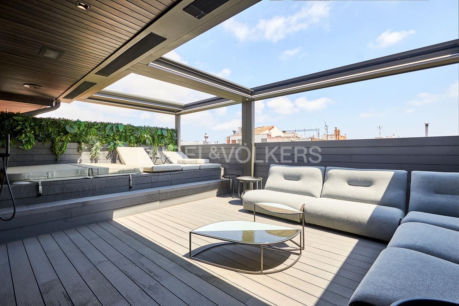 Terrace of Attic for sale in  Barcelona Capital  with Air Conditioner, Heating and Terrace