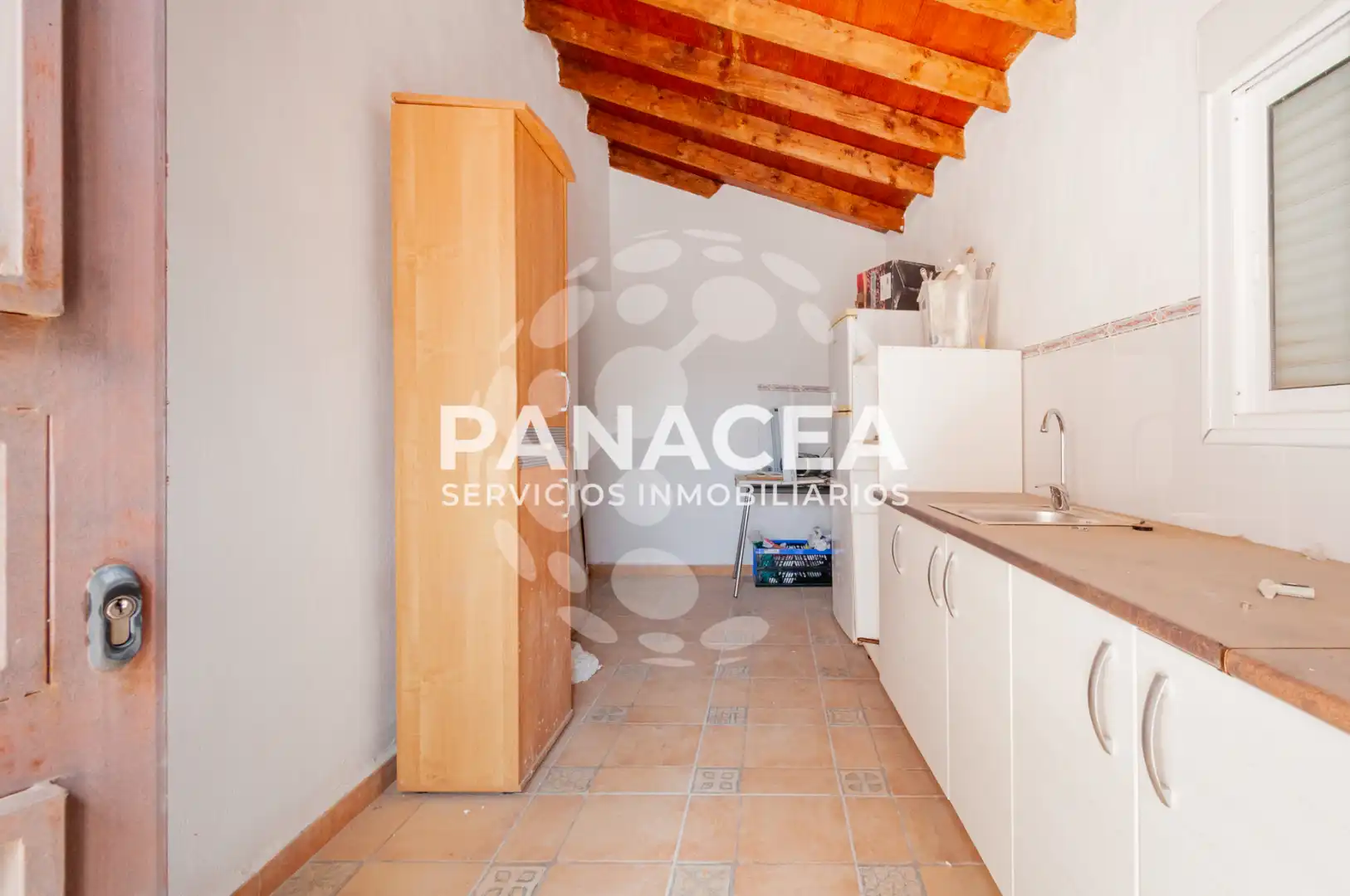 Cocina de Casa o chalet en venta en Las Tres Villas con Amueblado