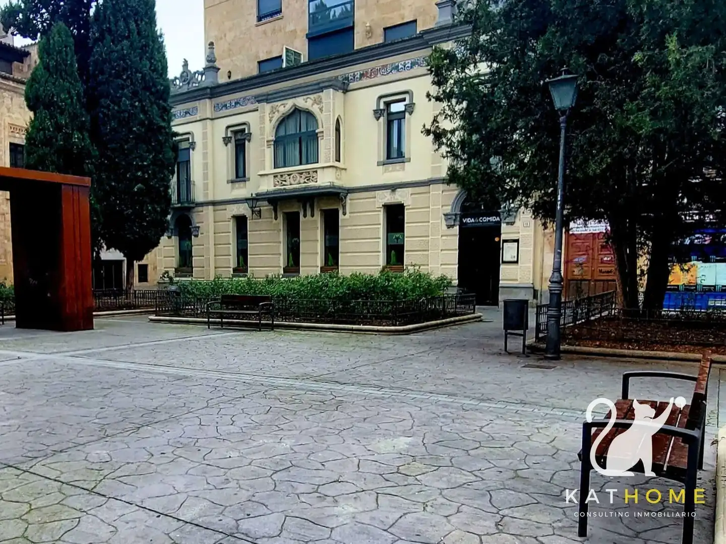 Exterior view of Flat for sale in Salamanca  with Private garden and Parquet flooring