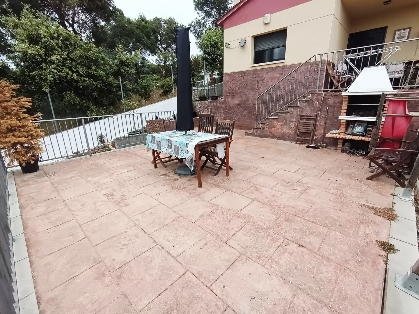 Terraza de Casa o chalet de alquiler en Piera con Calefacción, Jardín privado y Terraza