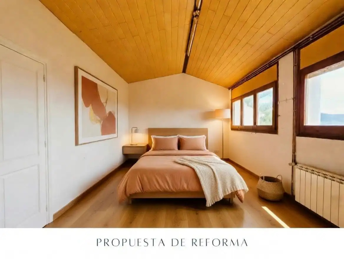 Habitación de Casa o chalet en venta en Sant Cugat Sesgarrigues con Calefacción, Terraza y Amueblado