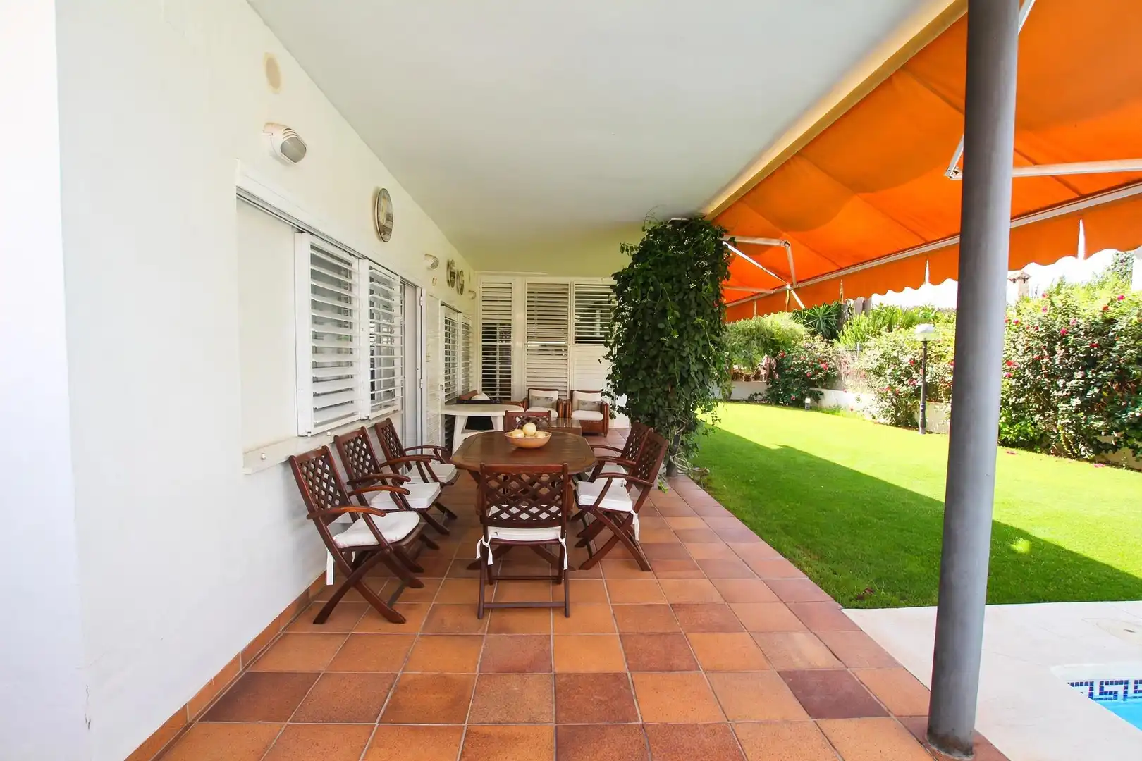 Terraza de Casa o chalet en venta en Jerez de la Frontera con Aire acondicionado, Jardín privado y Trastero