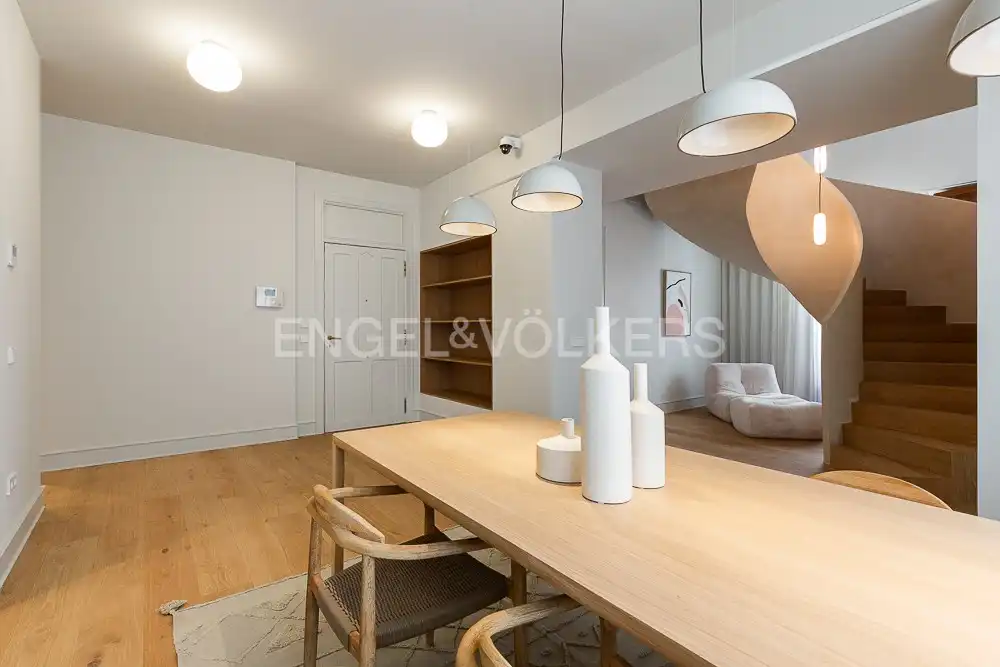 Comedor de Ático de alquiler en Valencia con Aire acondicionado, Calefacción y Terraza