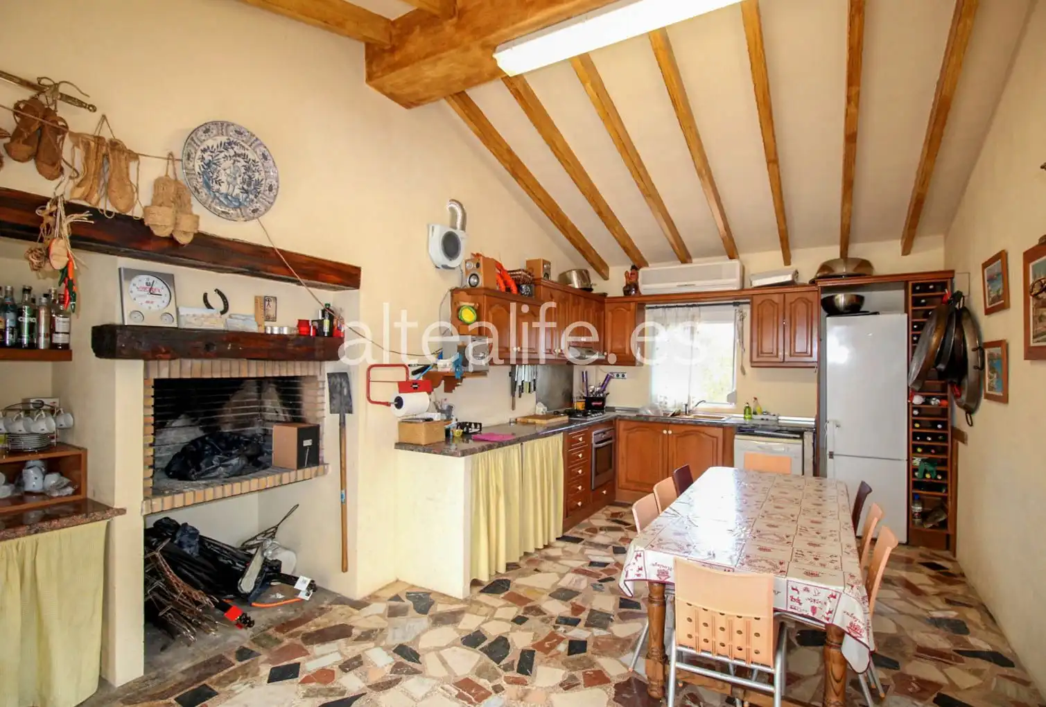 Küche von Haus oder Chalet zum Verkauf in Altea mit Klimaanlage, Privatgarten und Terrasse
