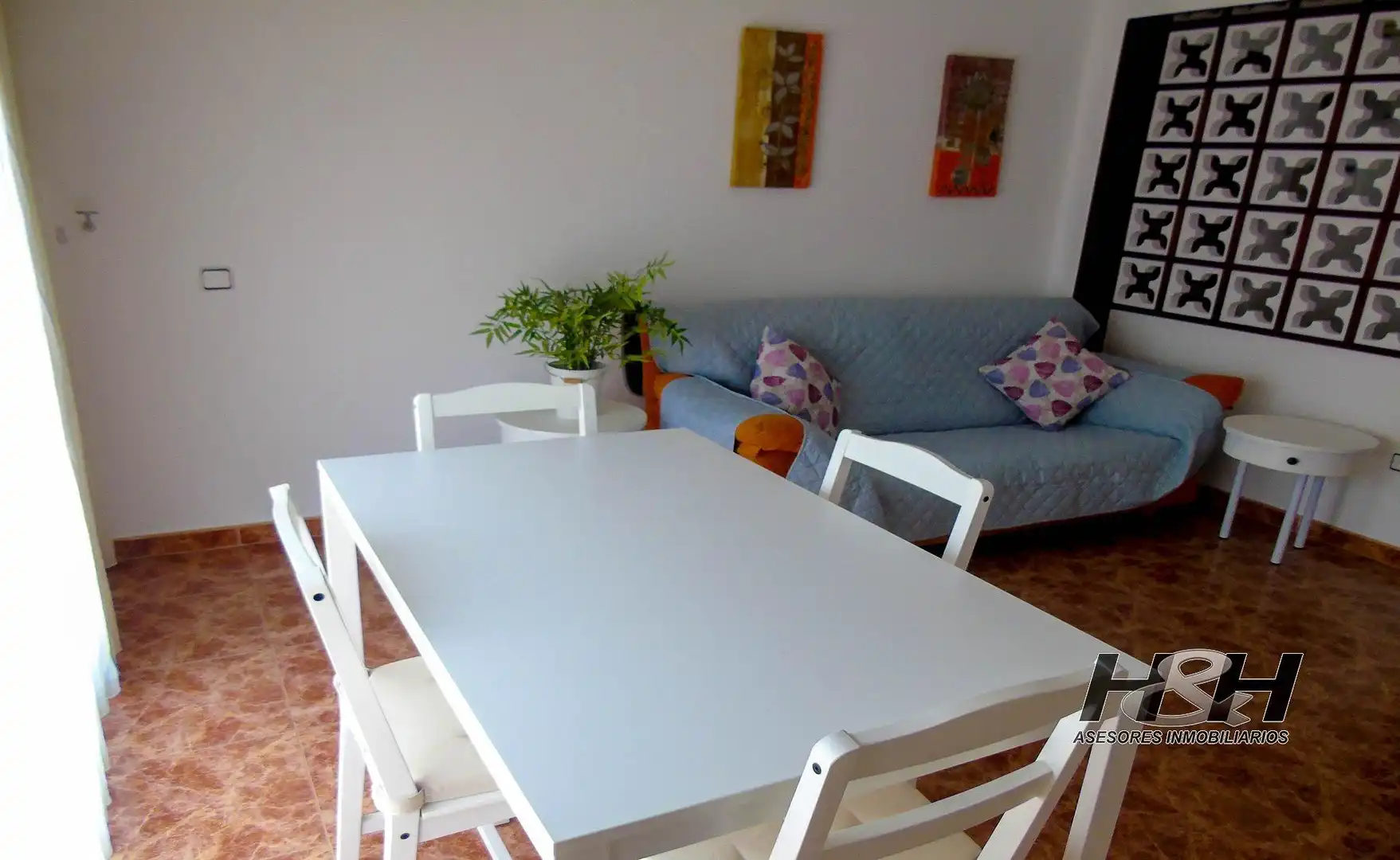 Esszimmer von Wohnung zur Miete in Burjassot mit Klimaanlage, Heizung und Möbliert