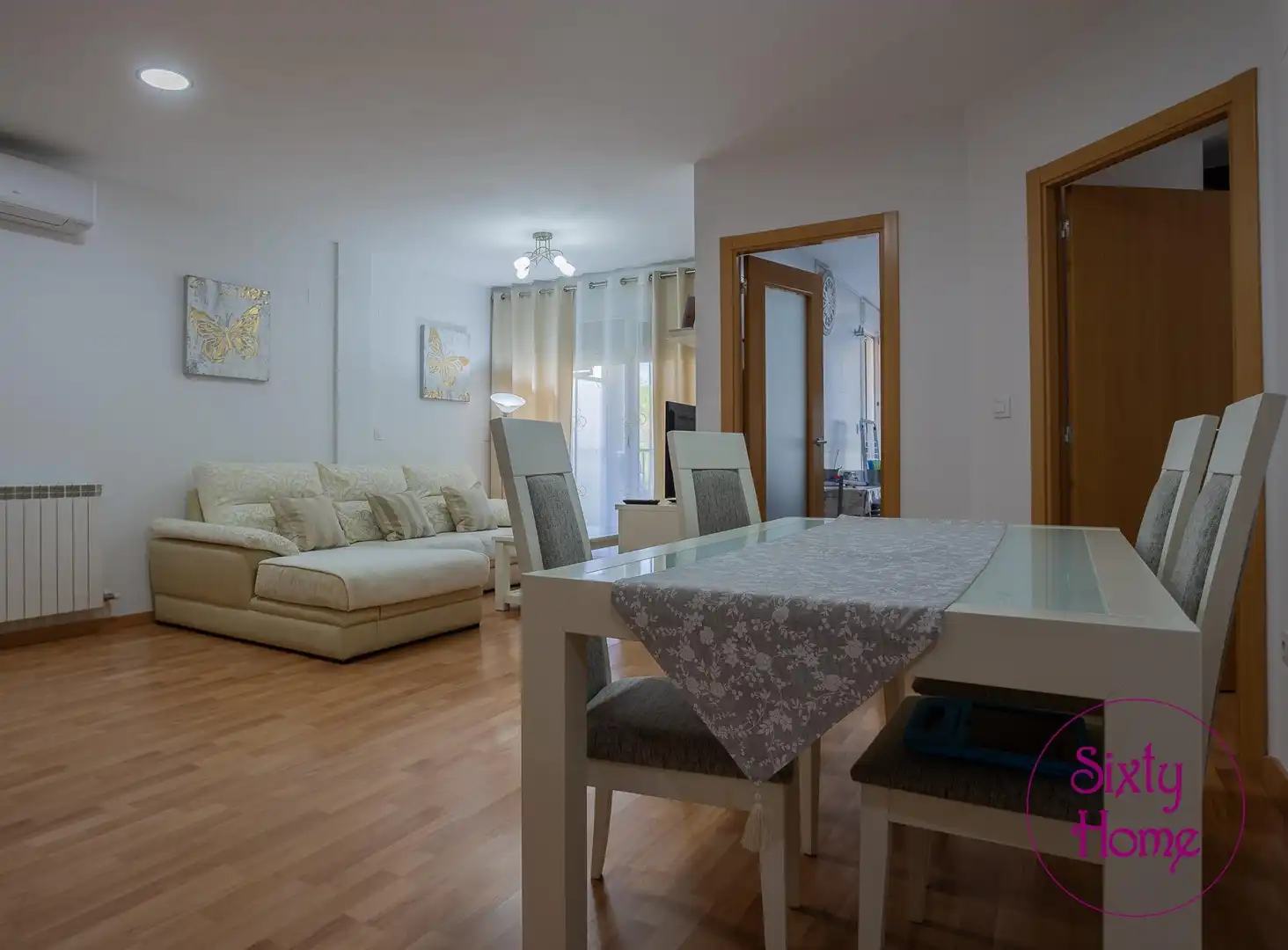 Living room of Flat for sale in Andorra (Teruel)  with Heating, Parquet flooring and Terrace