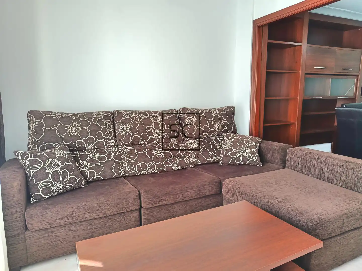 Sala de estar de Piso en venta en Ferrol con Calefacción, Terraza y Amueblado