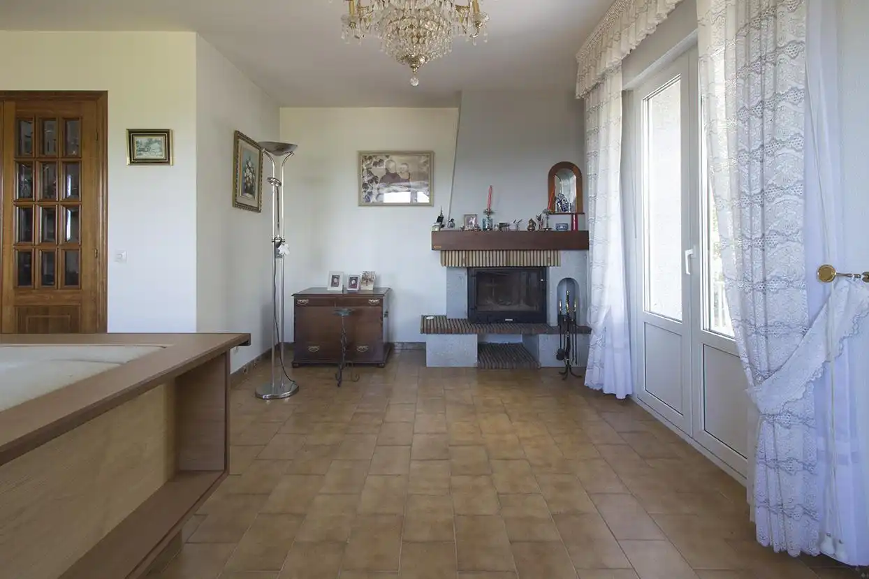 Sala de estar de Finca rústica en venta en A Baña  