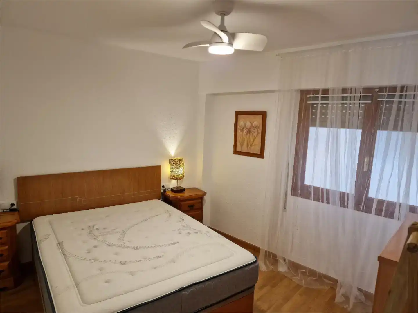 Bedroom of Flat for rent in Elche / Elx  with Air Conditioner, Parquet flooring and Furnished