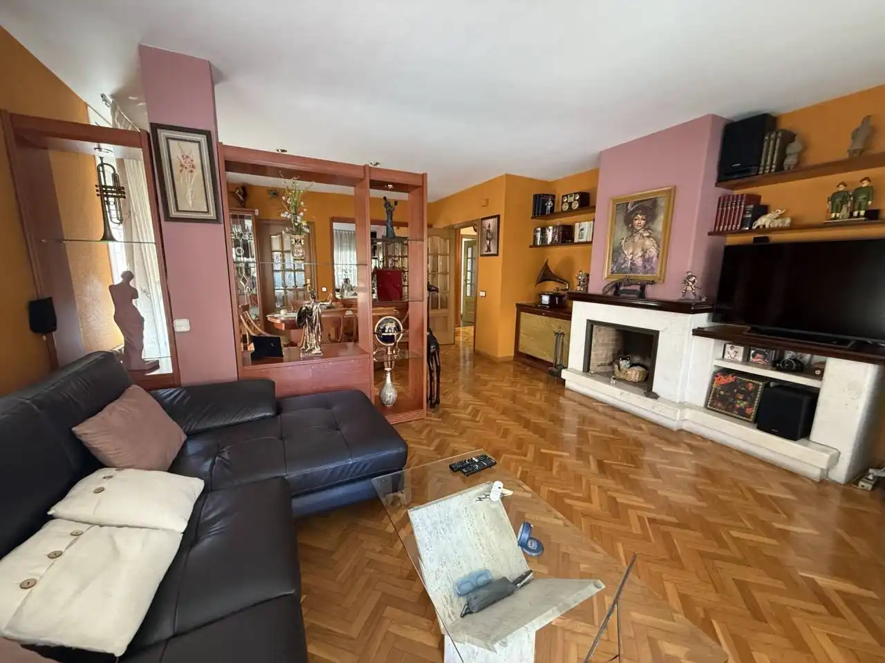 Wohnzimmer von Wohnungen zum Verkauf in Sabadell mit Klimaanlage, Heizung und Privatgarten