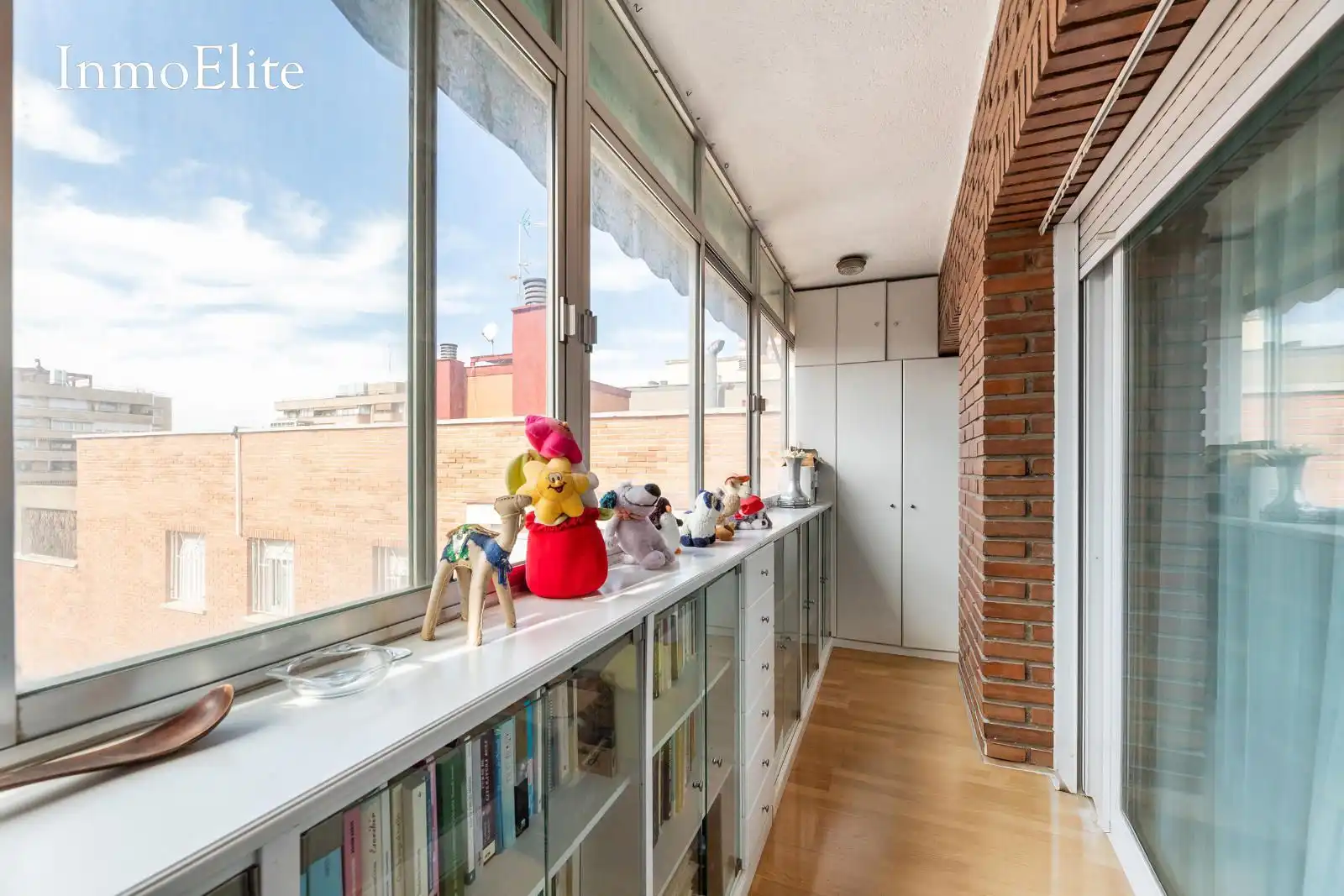 Schlafzimmer von Wohnung zum Verkauf in Madrid mit Heizung, Parkett und Terrasse