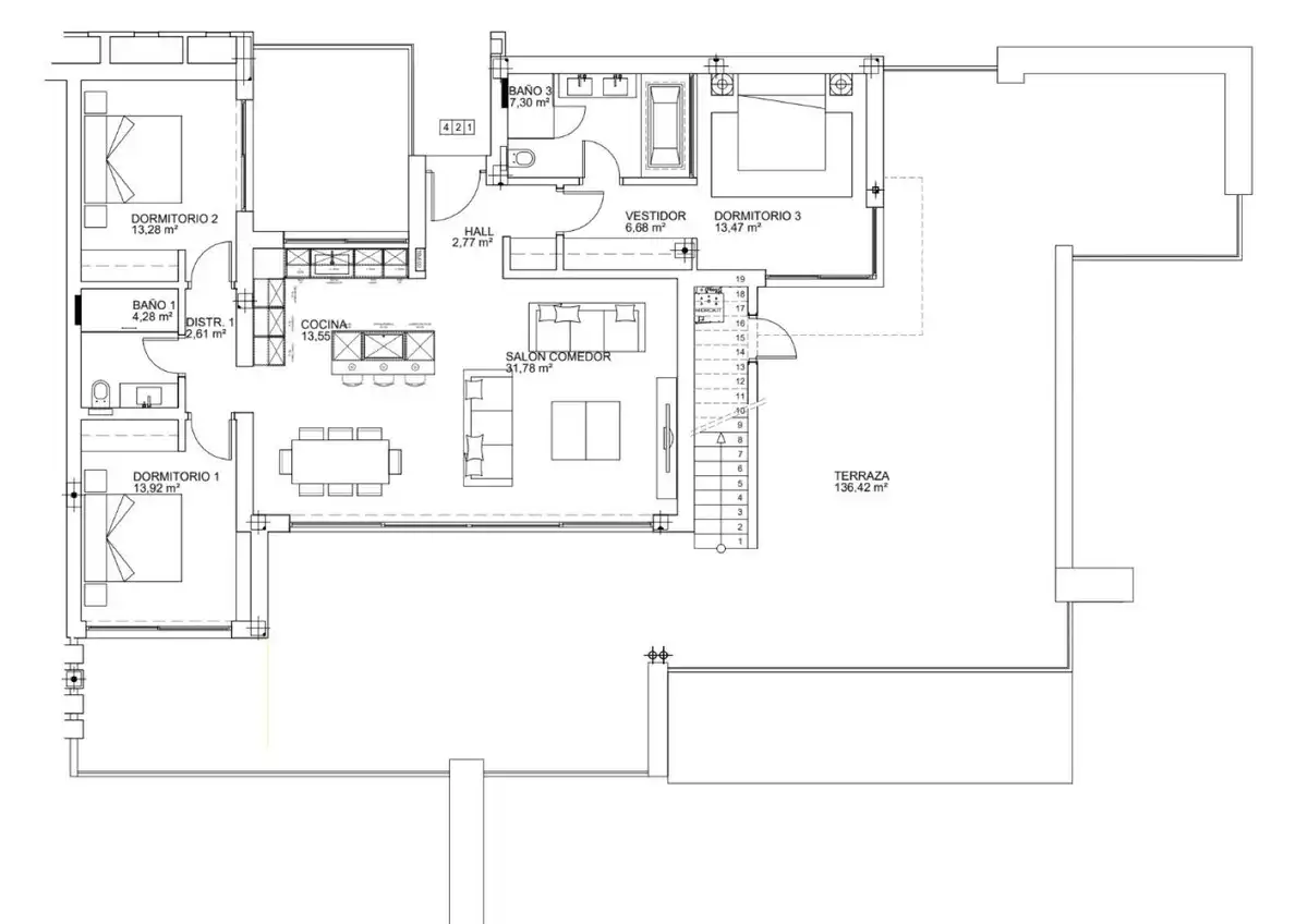 Dúplex en venta en Ojén con Terraza, Trastero y Piscina