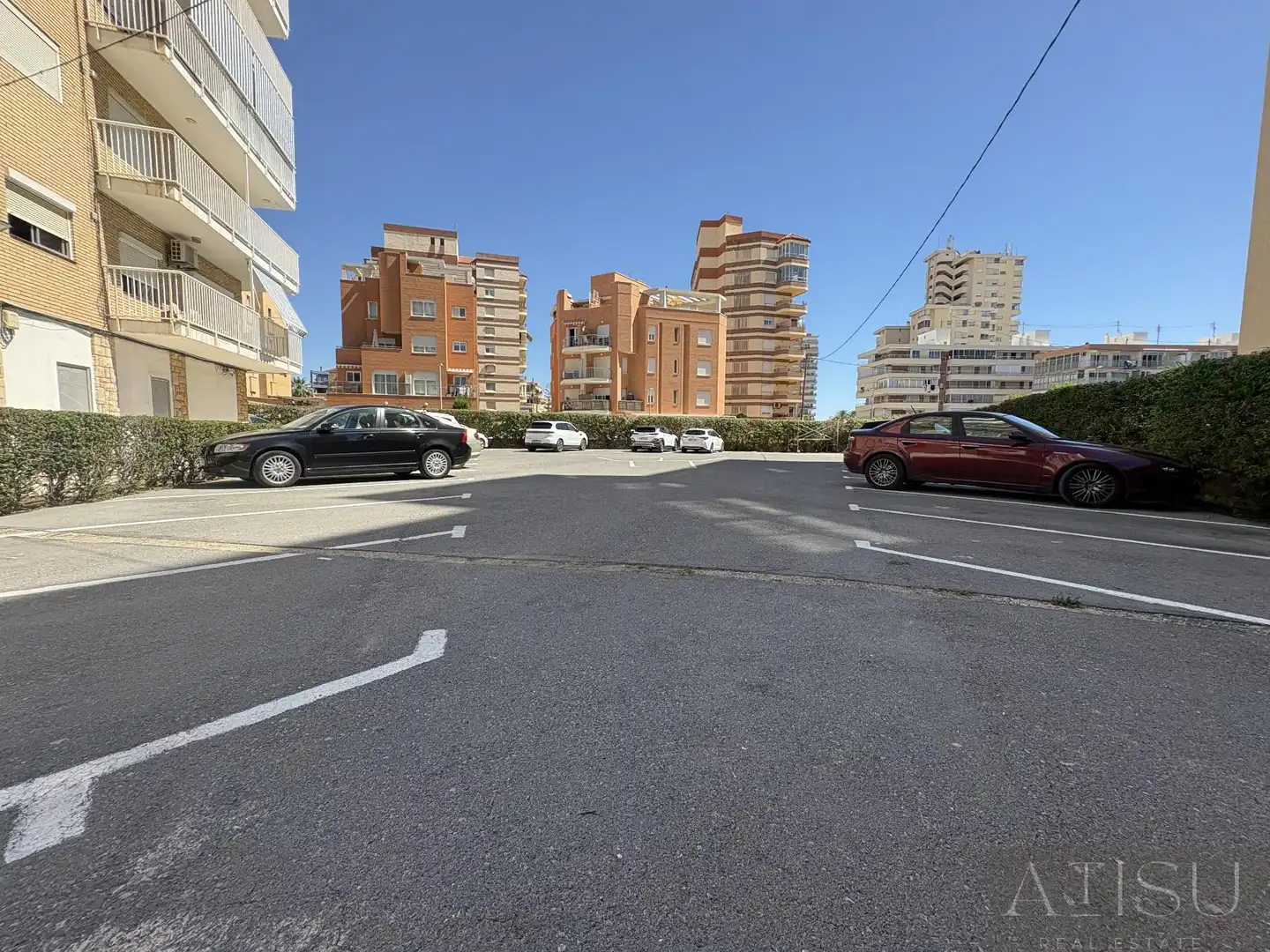 Parking of Flat for sale in El Campello  with Air Conditioner and Community pool