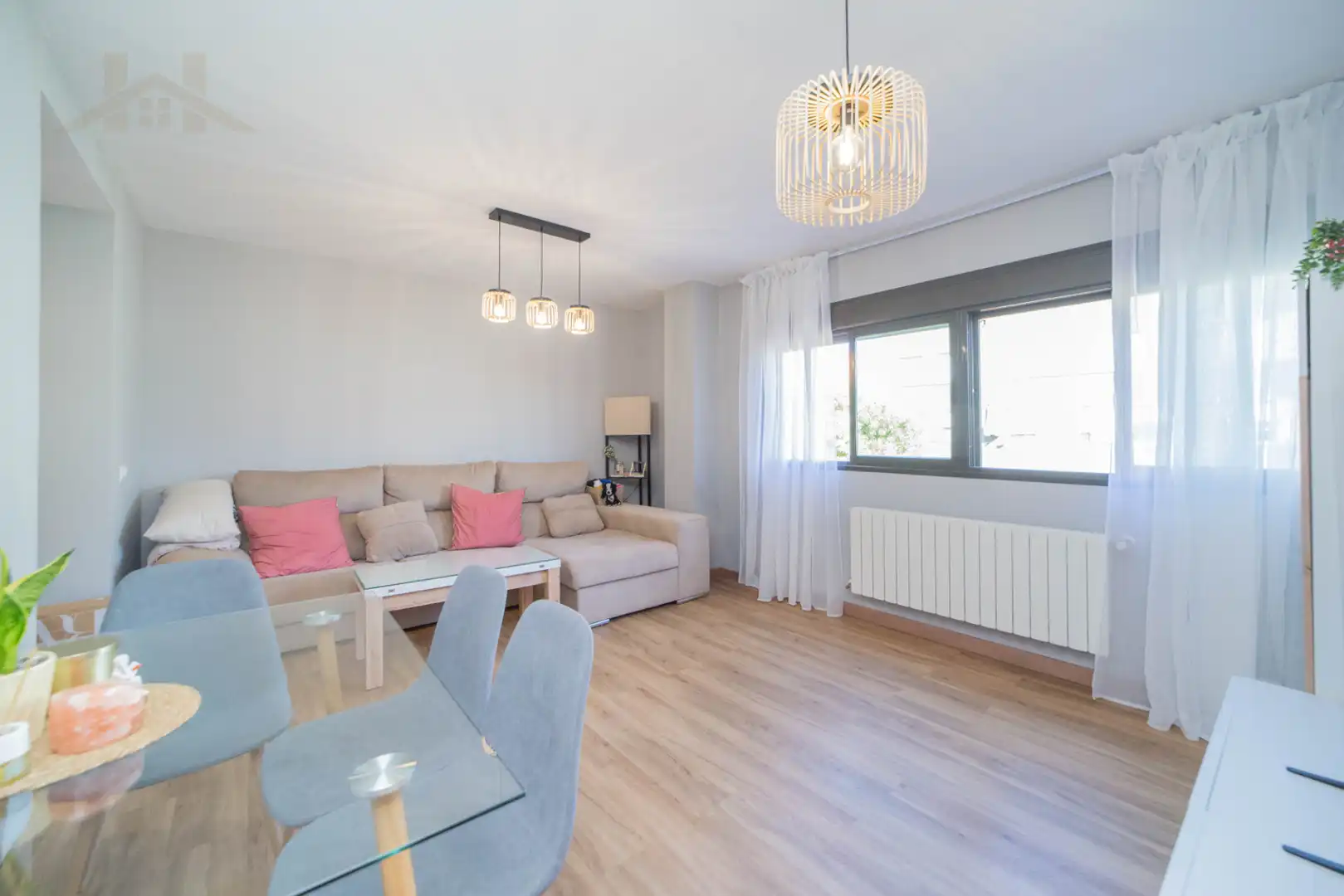 Sala de estar de Piso en venta en Leganés con Aire acondicionado, Calefacción y Jardín privado