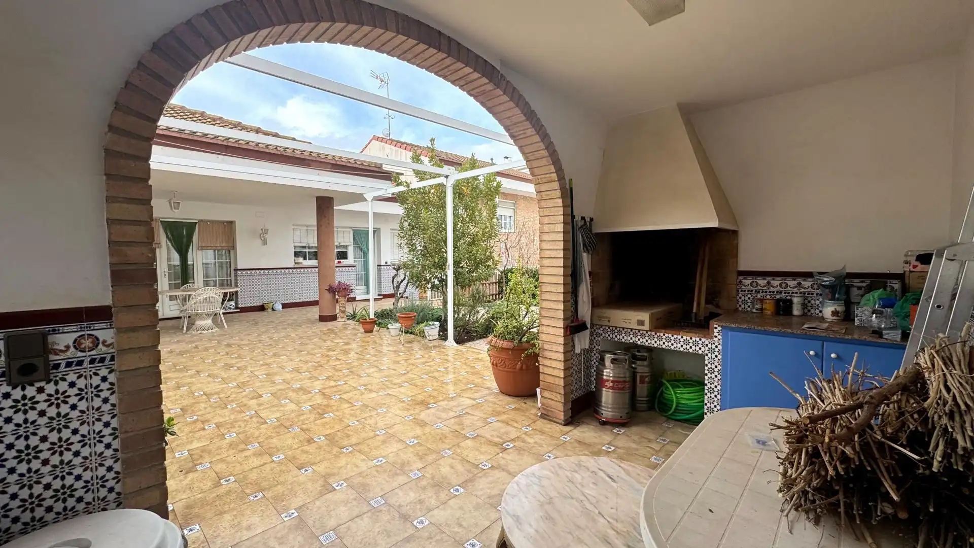 Terraza de Casa adosada en venta en Sax con Aire acondicionado, Calefacción y Terraza