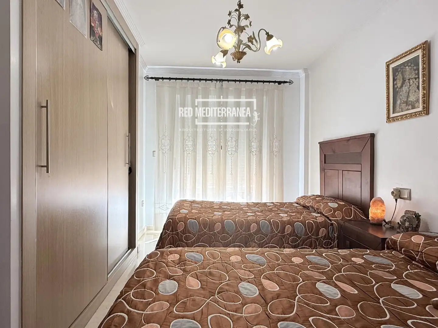 Habitación de Casa adosada en venta en Daimús con Aire acondicionado, Calefacción y Jardín privado