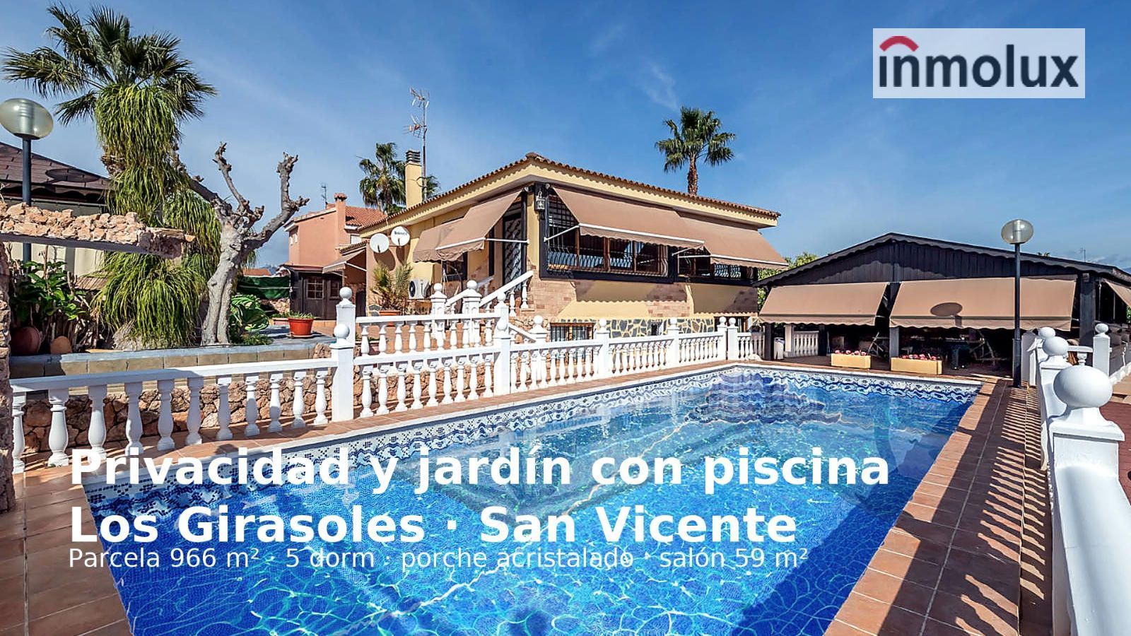 Jardín de Casa o chalet en venta en San Vicente del Raspeig / Sant Vicent del Raspeig con Aire acondicionado, Calefacción y Jardín privado