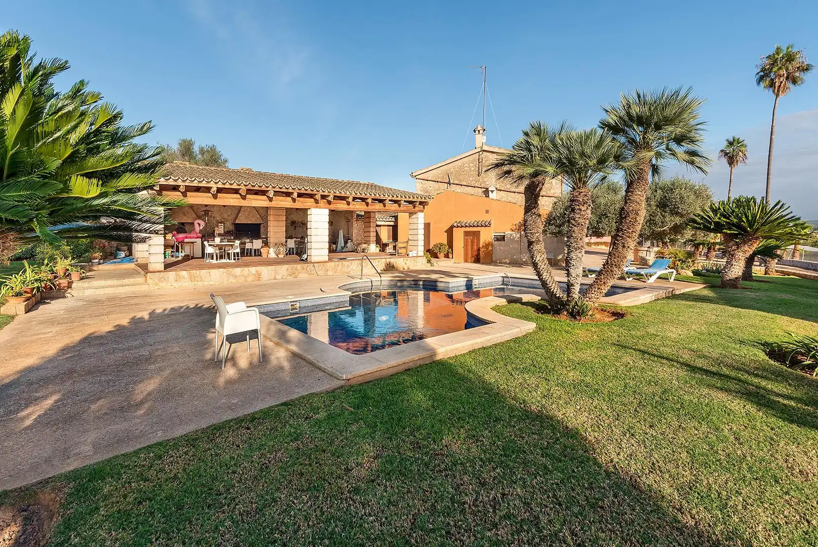 Piscina de Finca rústica en venta en  Palma de Mallorca con Calefacción, Jardín privado y Terraza