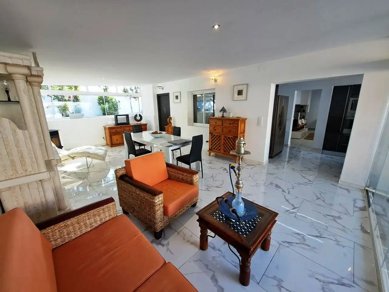 Sala de estar de Casa o chalet en venta en La Nucia con Aire acondicionado, Calefacción y Jardín privado