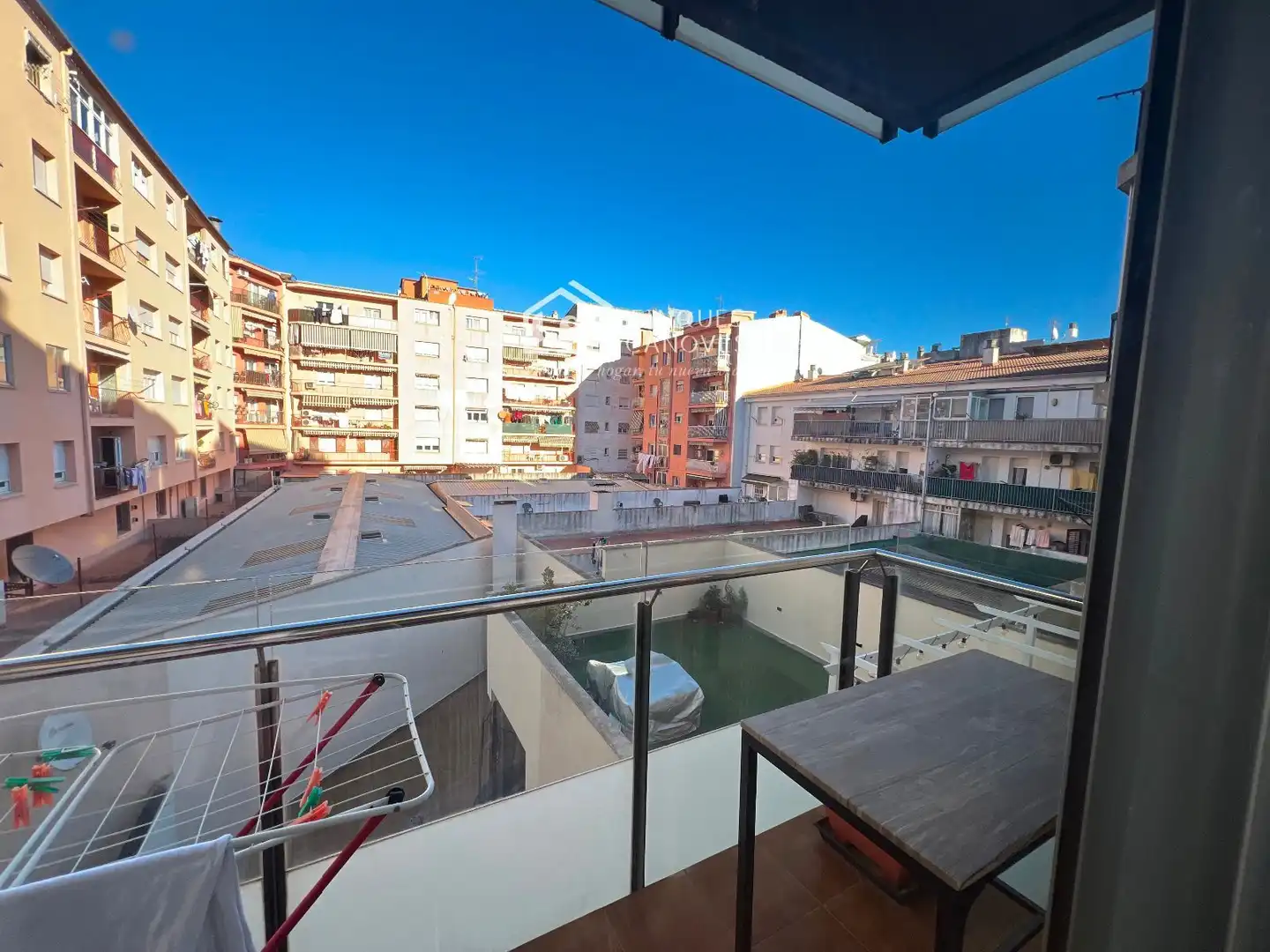 Exterior view of Flat for sale in Girona  with Air Conditioner, Heating and Parquet flooring