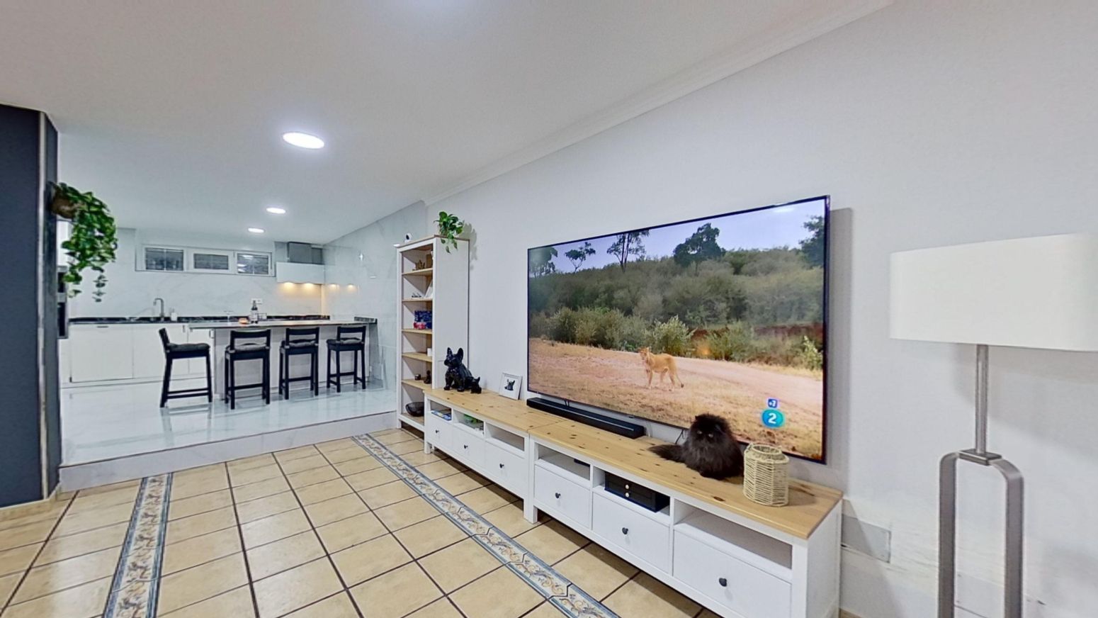 Living room of Single-family semi-detached for sale in Polanco  with Balcony