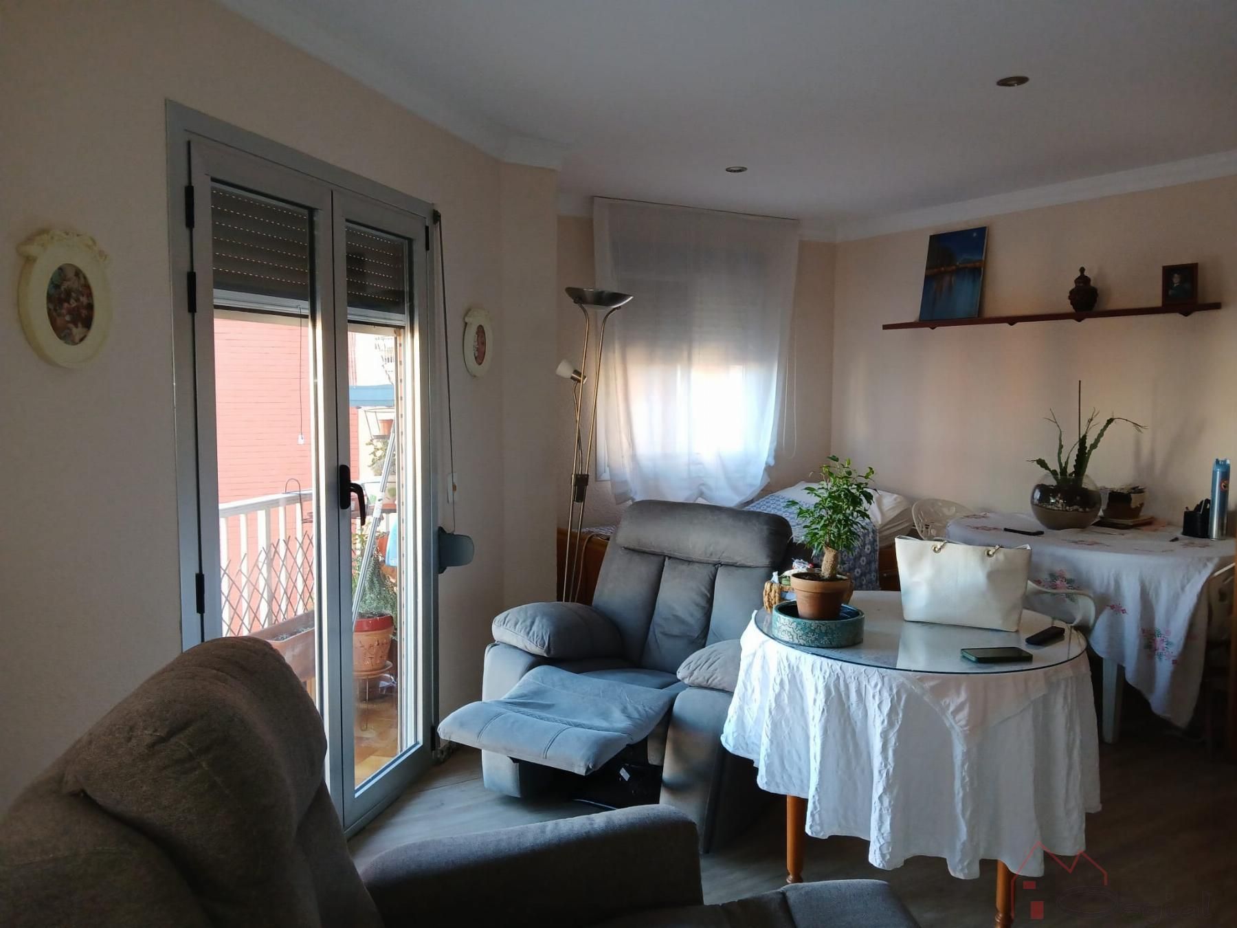 Bedroom of Flat for sale in Carcaixent  with Air Conditioner and Balcony