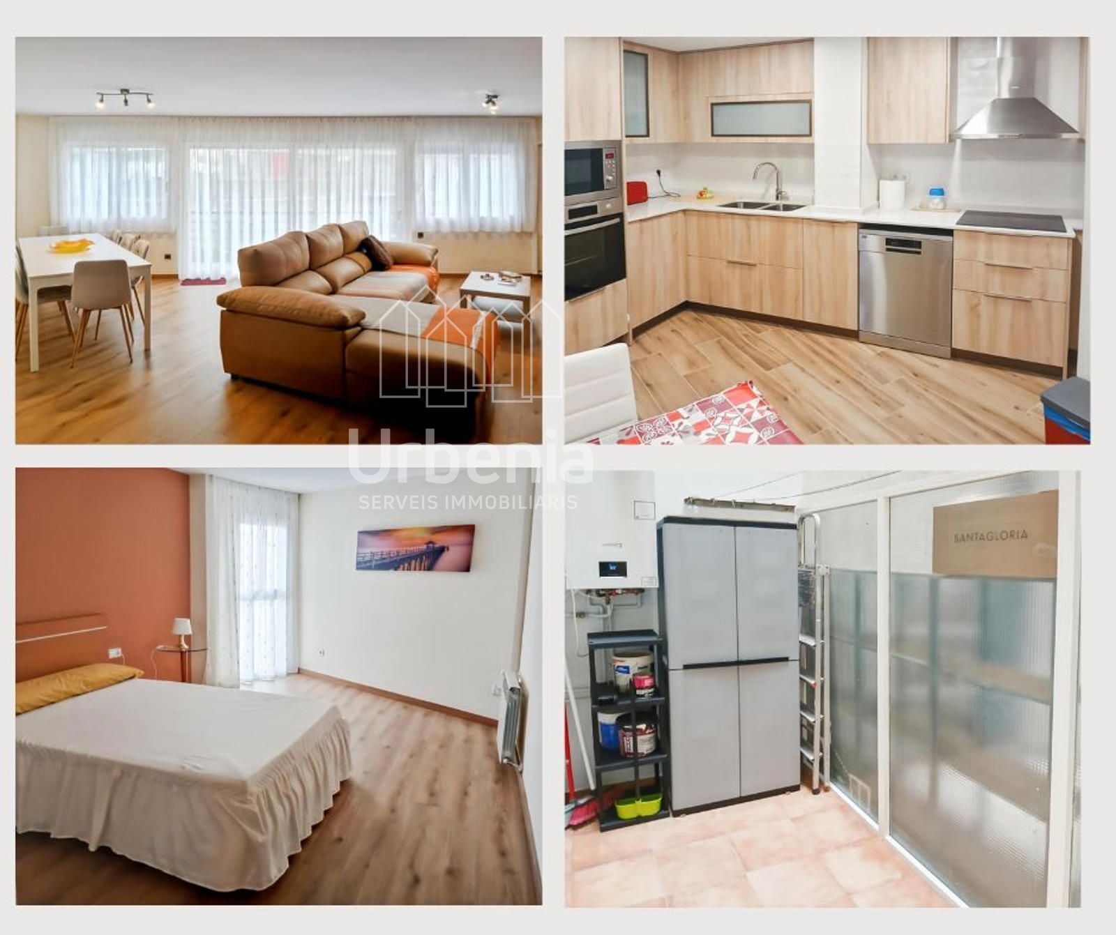 Dormitori de Pis en venda en Pineda de Mar amb Calefacció, Terrassa i Moblat