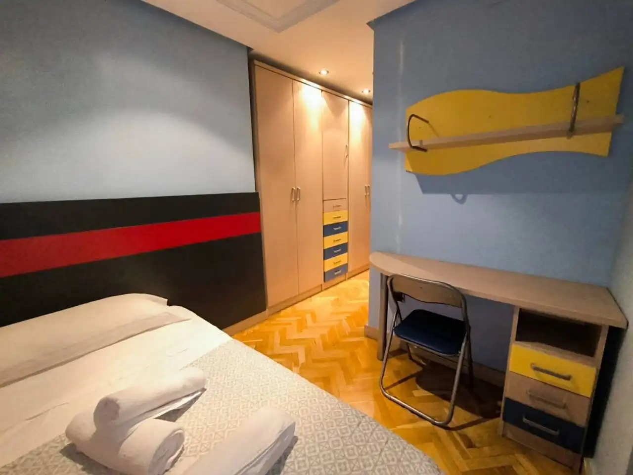 Schlafzimmer von Wohnung zum Verkauf in Albacete mit Klimaanlage, Heizung und Parkett