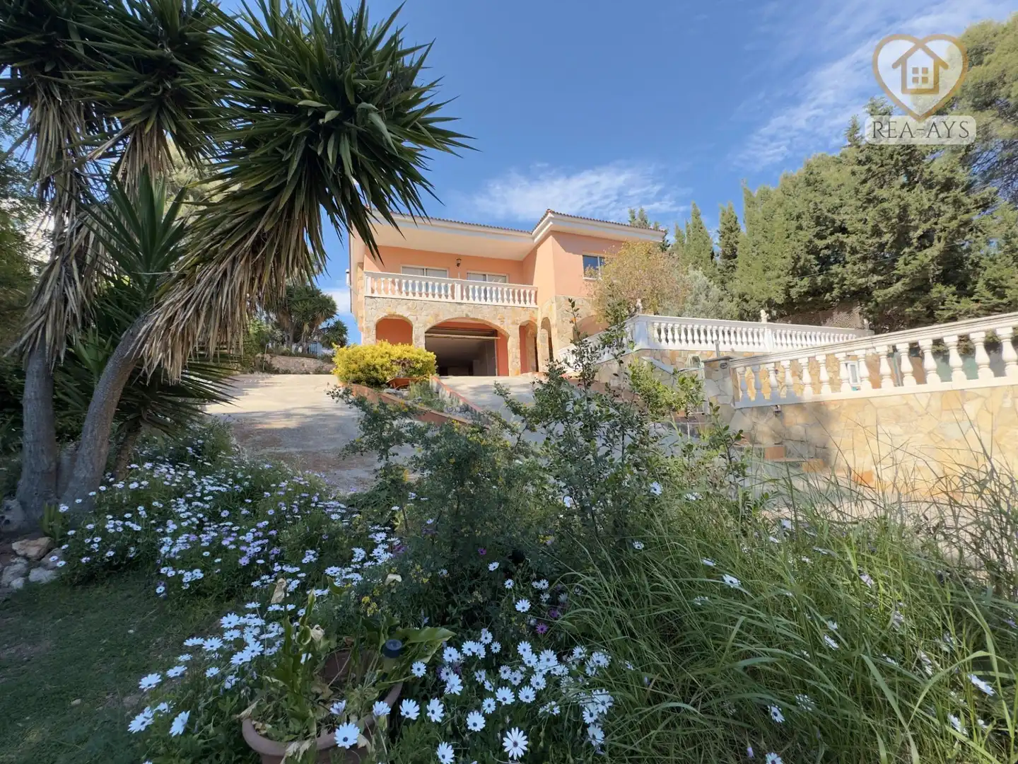 Jardí de Casa o xalet en venda en Vallirana amb Calefacció, Jardí privat i Terrassa