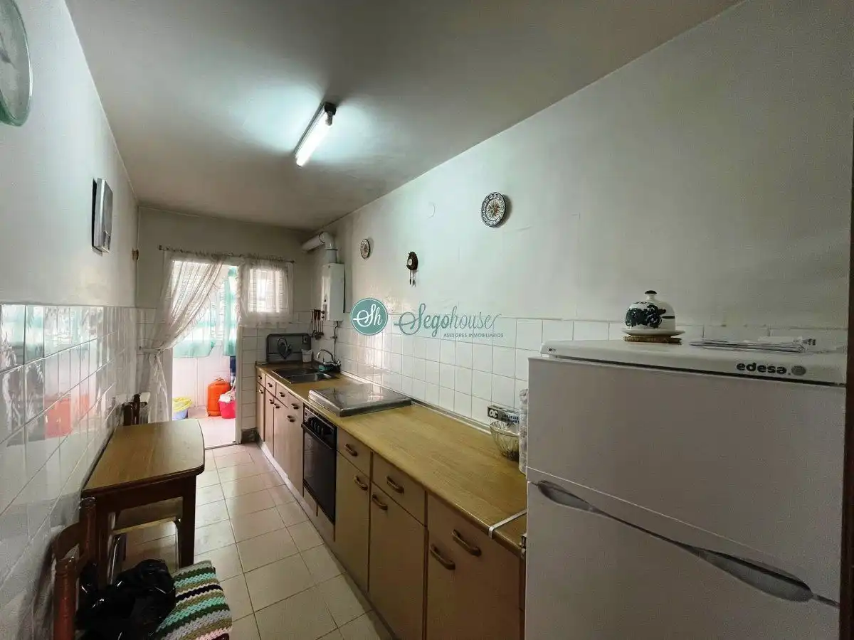 Kitchen of Flat for sale in Segovia  with Heating, Terrace and Furnished