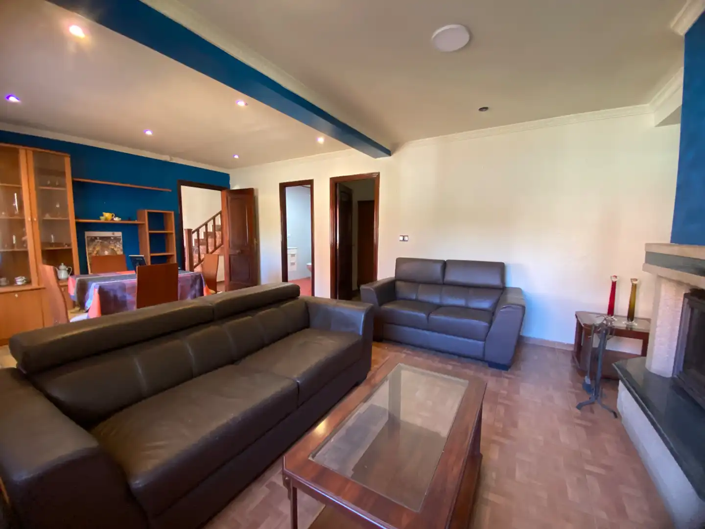Living room of Houses for sale in Vigo   with Heating, Private garden and Parquet flooring