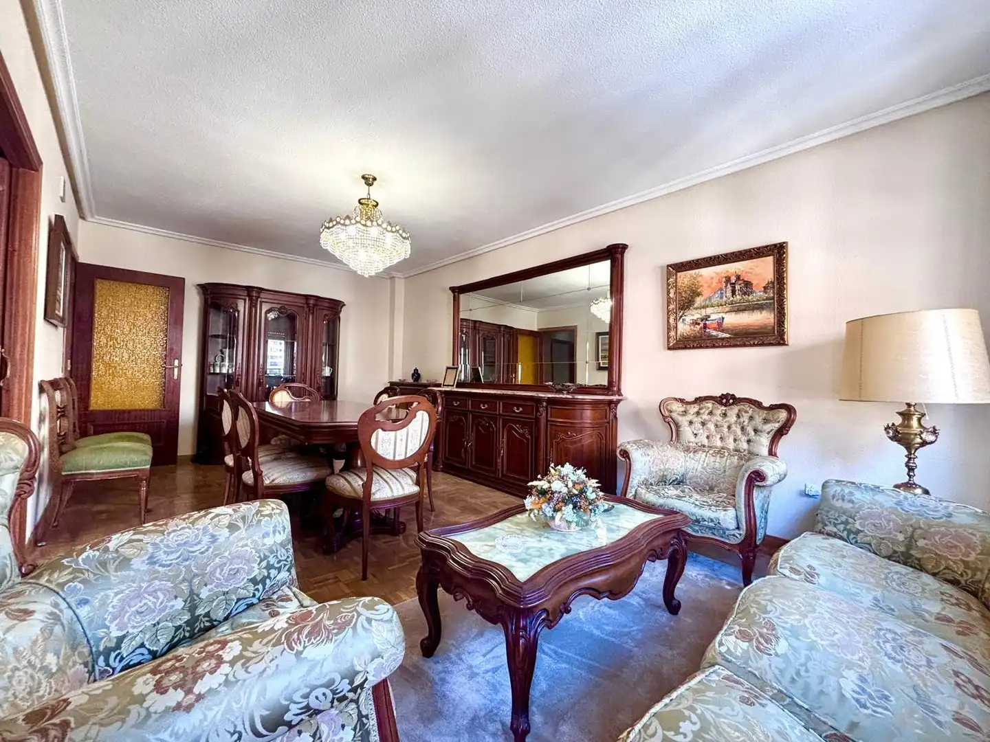 Wohnzimmer von Wohnung zum Verkauf in Salamanca mit Heizung, Parkett und Möbliert