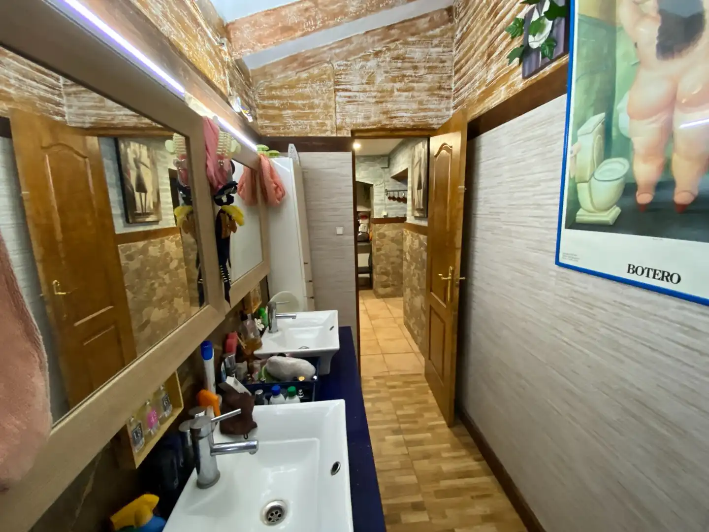 Badezimmer von Haus oder Chalet zum Verkauf in Sax mit Klimaanlage und Terrasse