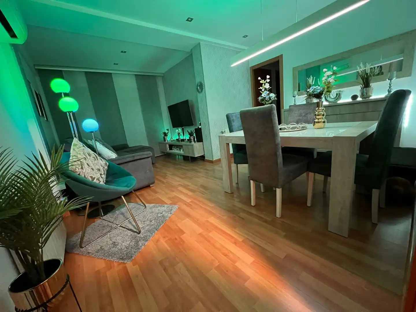 Sala de estar de Piso en venta en Barcelona con Aire acondicionado, Calefacción y Parquet