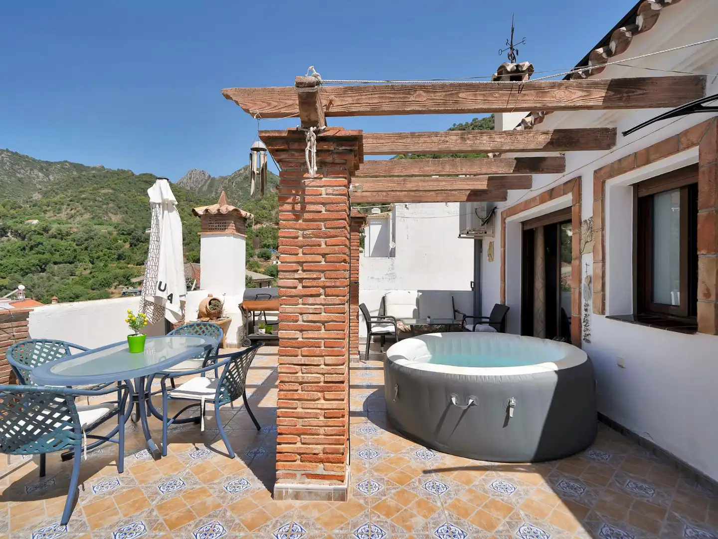 Terrasse von Haus oder Chalet zum Verkauf in Ojén mit Terrasse