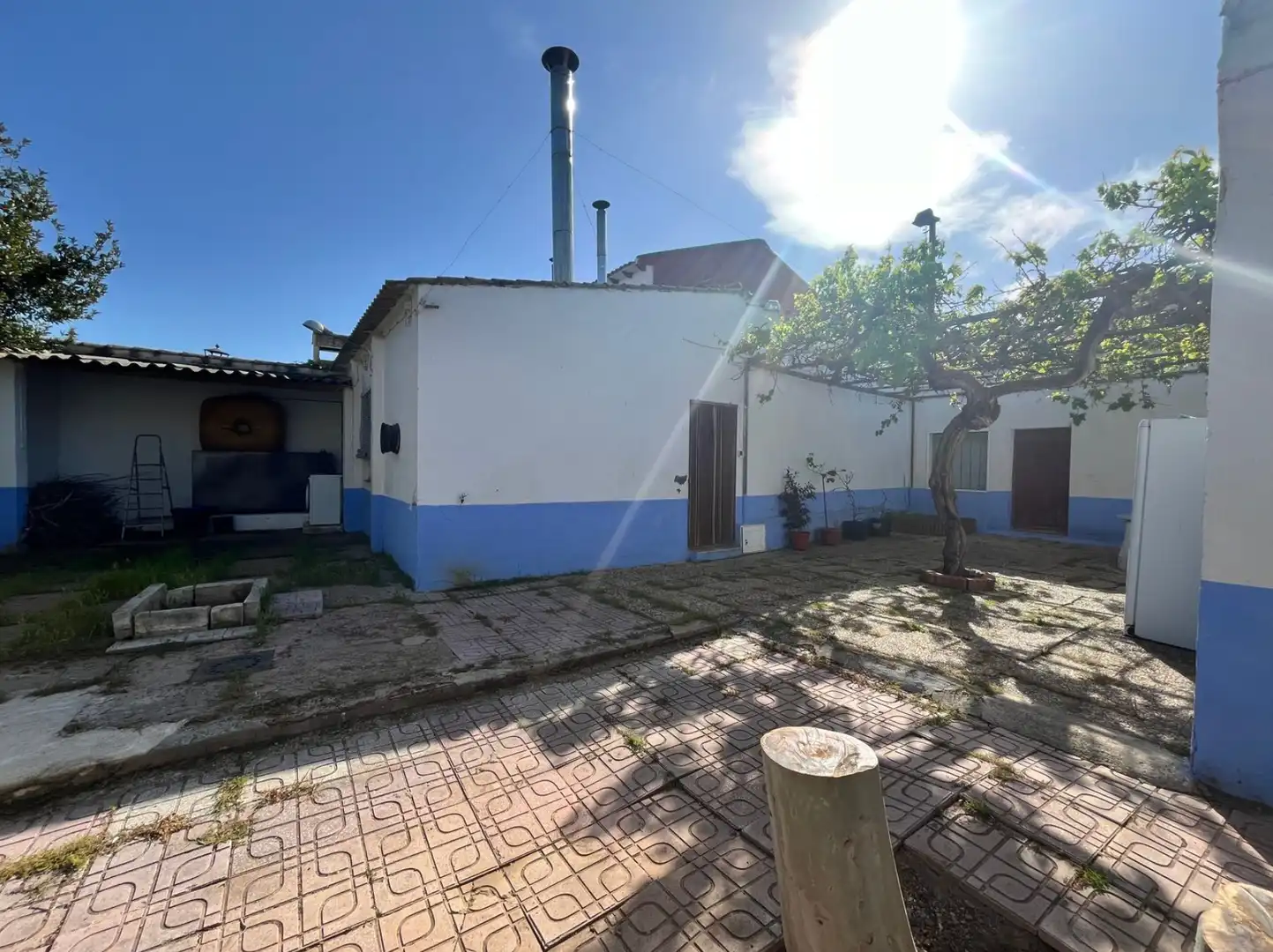 Exterior view of Houses for sale in Cañada de Calatrava  with Air Conditioner, Private garden and Storage room