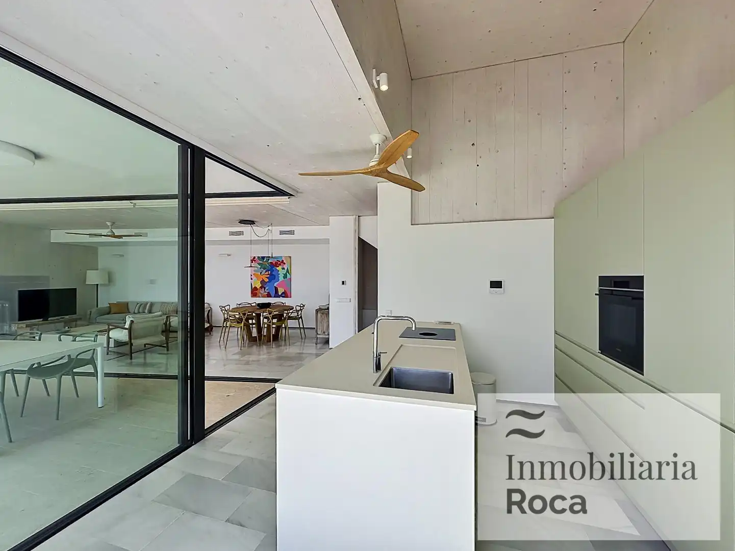 Sala de estar de Casa o chalet de alquiler en Es Mercadal con Aire acondicionado, Calefacción y Jardín privado