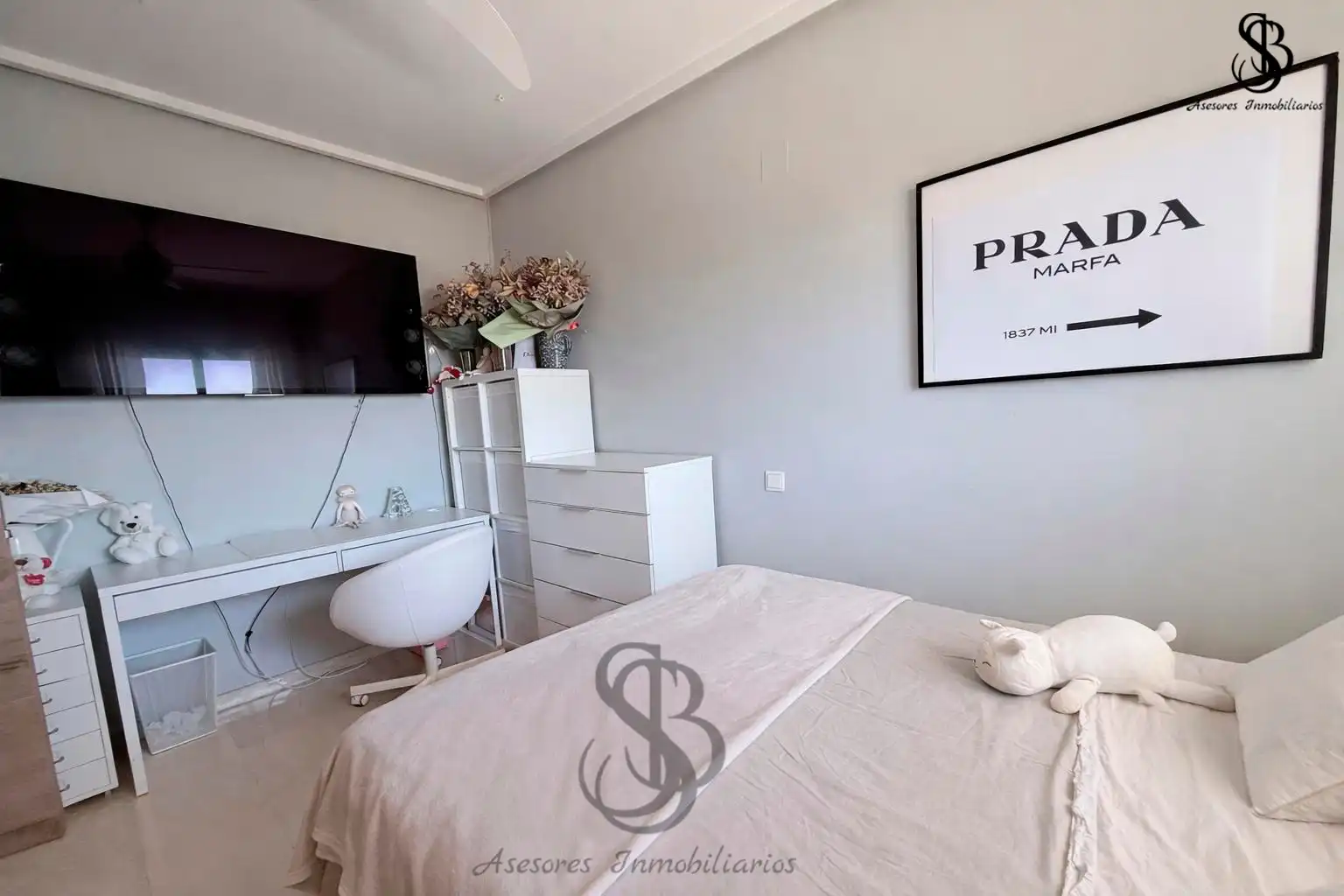 Habitación de Casa adosada en venta en Mutxamel con Aire acondicionado, Calefacción y Jardín privado