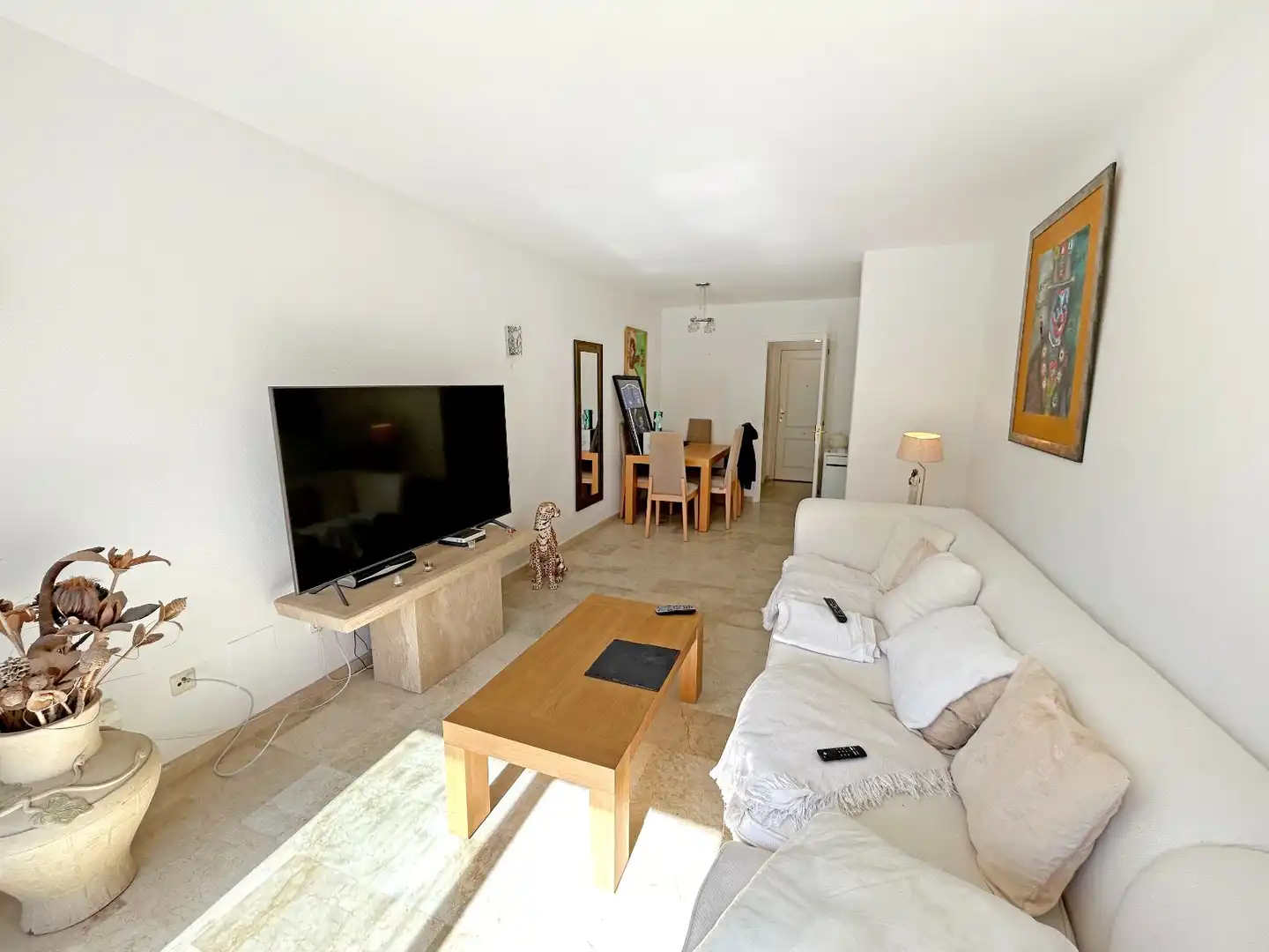 Sala d'estar de Dúplex en venda en Calvià amb Aire condicionat, Calefacció i Jardí privat